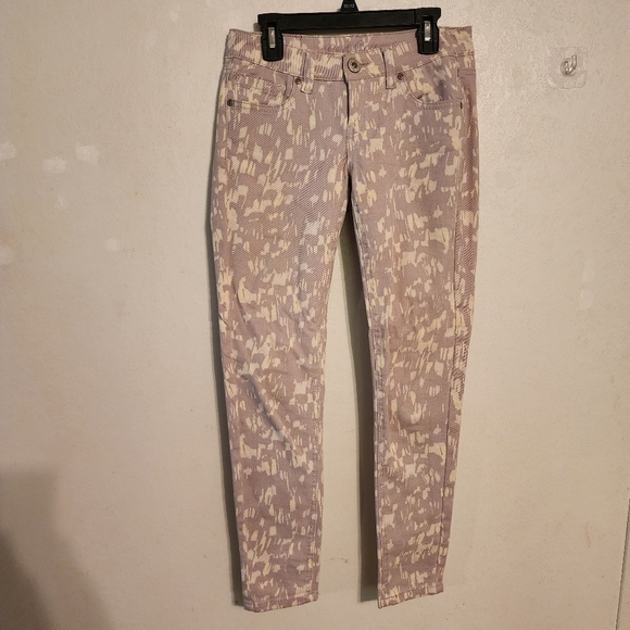 Red Camel Premium Denim Jeans Lilac White Size 1, Inseam 26" - Picture 1 of 11